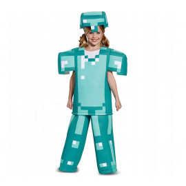 Detský kostým Minecraft Steve diamantový 116-122 M