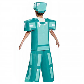 Detský kostým Minecraft Steve diamantový 116-122 M