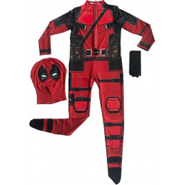 Detský kostým Deadpool s maskou 134-146 XL