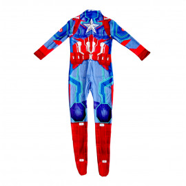 Detský kostým Superhrdina Kapitán Amerika s maskou 110-122 M