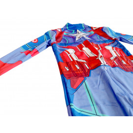 Detský kostým Superhrdina Kapitán Amerika s maskou 110-122 M