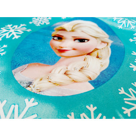 Detský karnevalový prevlek Frozen Elsa s vločkami 2v1