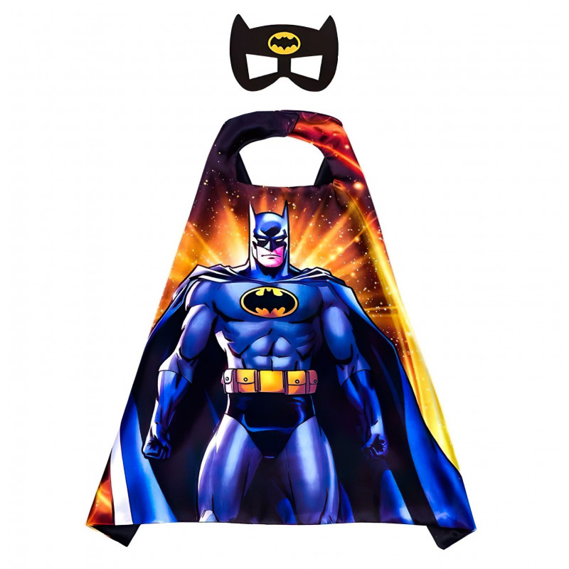 Detský karnevalový prevlek Avengers Superhrdina Batman 2v1 Detský karnevalový prevlek Avengers Superhrdina Batman 2v1