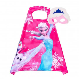 Detský karnevalový prevlek Frozen Elsa Kráľovná 2v1