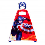 Detský karnevalový prevlek Superhrdina Kapitán Amerika 2v1