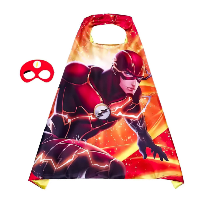 Detský karnevalový prevlek Superhrdina Flash 2v1 Detský karnevalový prevlek Superhrdina Flash 2v1