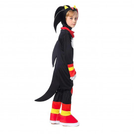Detský kostým Sonic Shadow s maskou a rukavicami 128-134 L Detský kostým Sonic Shadow s maskou a rukavicami 128-134 L