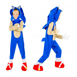 Detský kostým Sonic s maskou a rukavicami 128-134 L Detský kostým Sonic s maskou a rukavicami 128-134 L