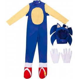 Detský kostým Sonic s maskou a rukavicami 128-134 L Detský kostým Sonic s maskou a rukavicami 128-134 L
