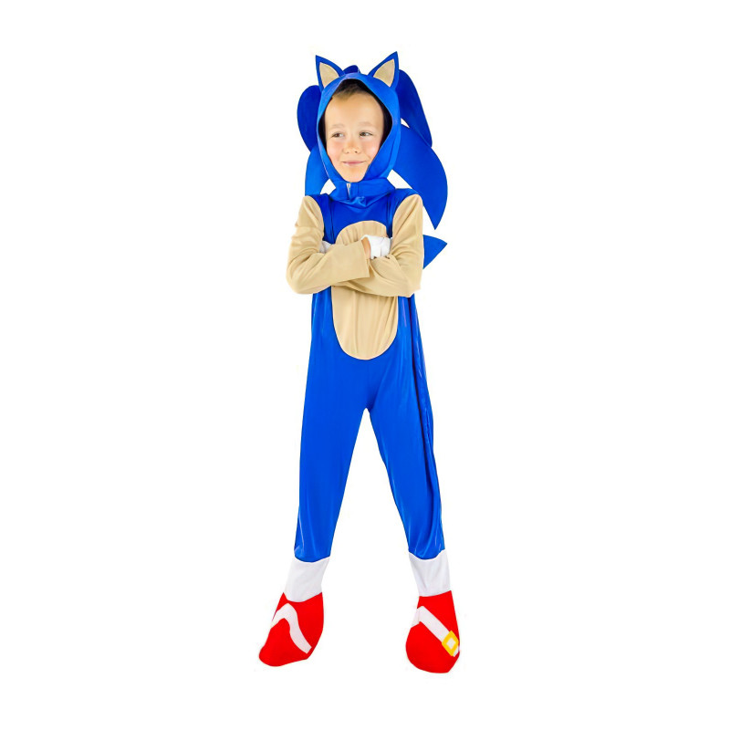 Detský kostým Sonic s maskou a rukavicami 128-134 L