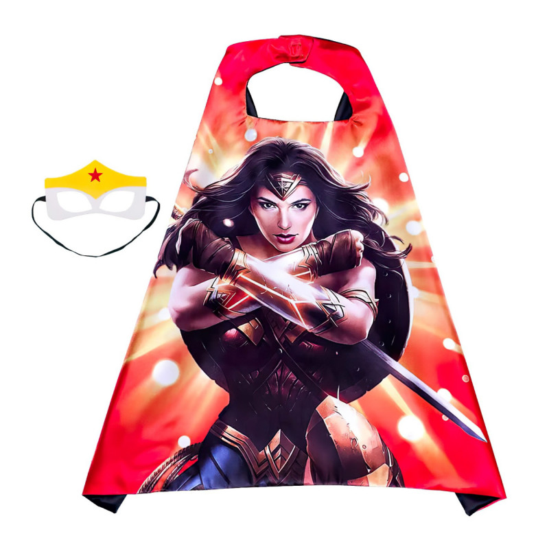 Detský karnevalový prevlek Superhrdinka Wonder Woman 2v1