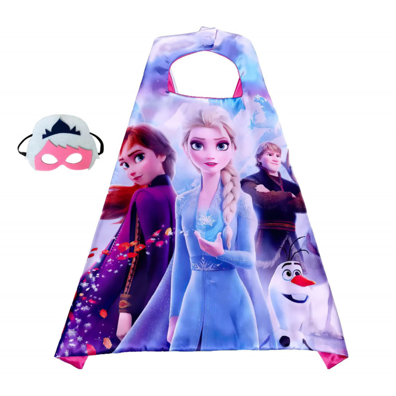 Detský karnevalový prevlek Frozen Elsa a Anna Friends 2v1