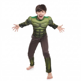 Detský kostým Svalnatý Hulk s maskou 110-122 M