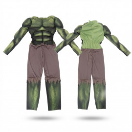 Detský kostým Svalnatý Hulk s maskou 110-122 M