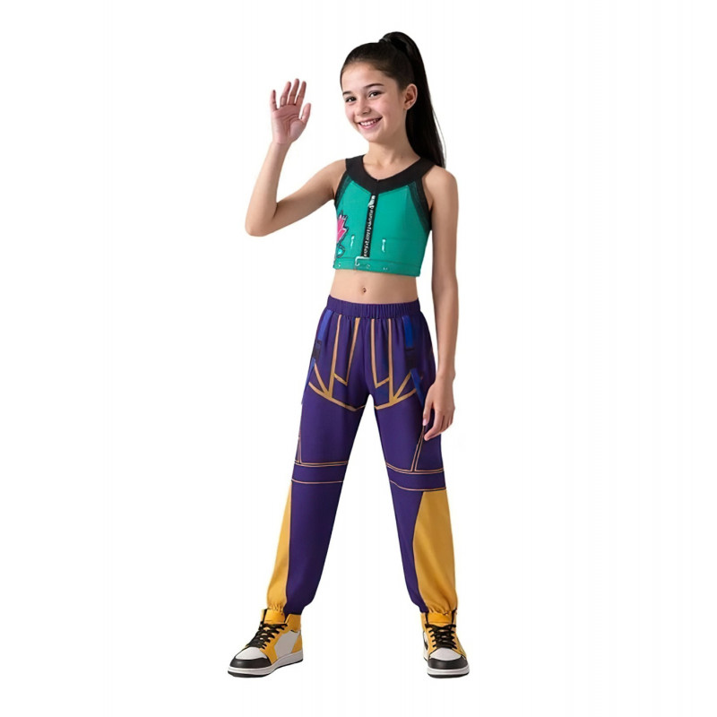 Detský kostým Demon Hunters K-pop Zoey 122-134 L