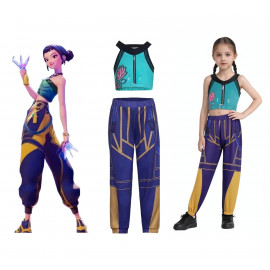 Detský kostým Demon Hunters K-pop Zoey 122-134 L