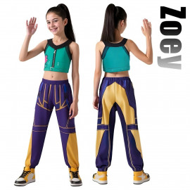 Detský kostým Demon Hunters K-pop Zoey 122-134 L