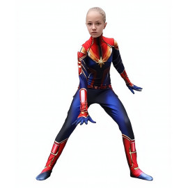 Detský kostým Superhrdinka Captain Marvel 122-134 L