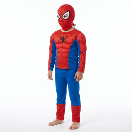 Detský kostým Spiderman Muscle 122-134 L