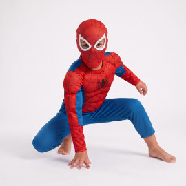 Detský kostým Spiderman Muscle 122-134 L