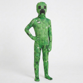 Detský kostým Minecraft Creeper Premium s maskou 122-134 L