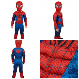 Detský kostým Svalnatý Spiderman Premium 110-122 M