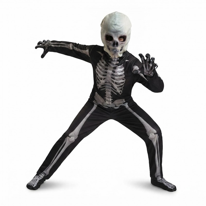 Detský karnevalový kostým kostra Scary Skeleton 116-122 M