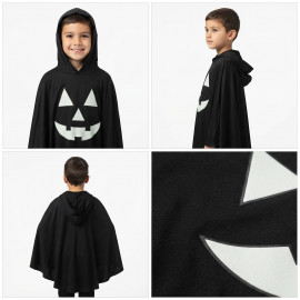 Detský karnevalový prevlek Black Halloween Scary Pumpkin