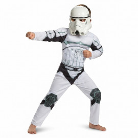 Detský kostým Star wars Stormtrooper so svalmi a maskou 116-122 M