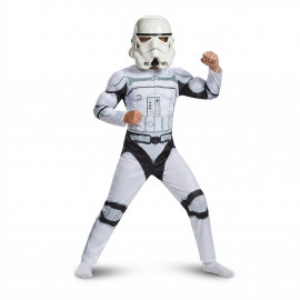 Detský kostým Star wars Stormtrooper so svalmi a maskou 116-122 M