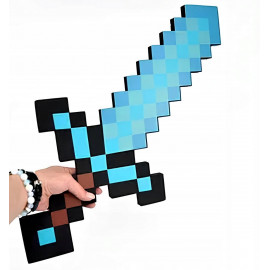 Diamantový meč Minecraft 45 cm penový