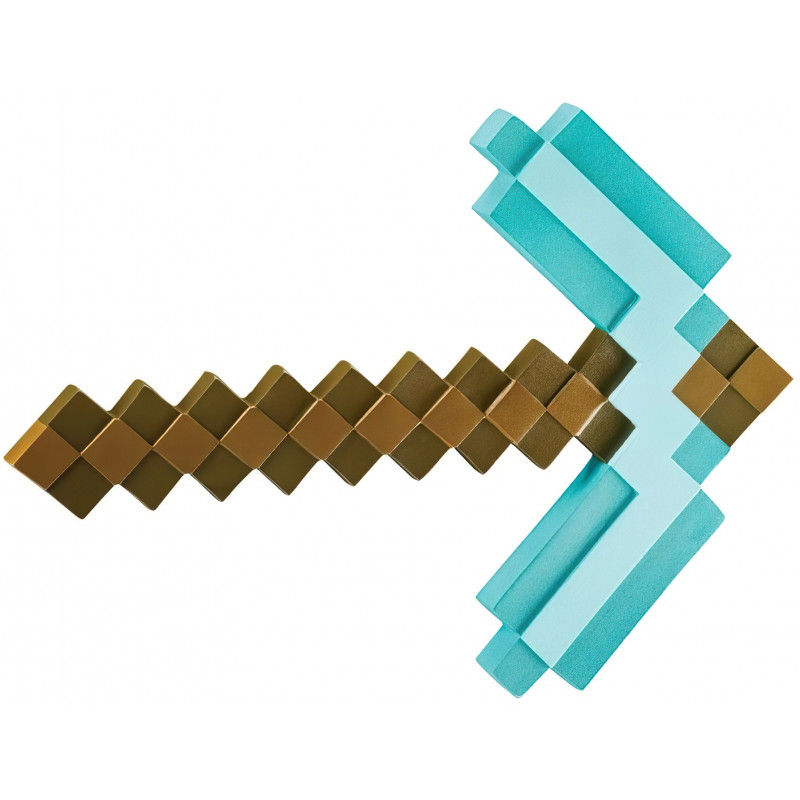 Diamantový krompáč Minecraft 45 cm penový Diamantový krompáč Minecraft 45 cm penový