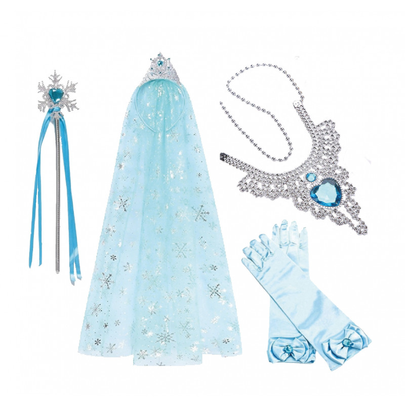 Elsa Frozen sada doplnkov so závojom Elsa Frozen sada doplnkov so závojom