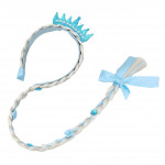 Elsa Frozen čelenka s vrkôčikom a korunkou Elsa Frozen čelenka s vrkôčikom a korunkou