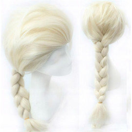 Elsa Frozen parochňa s vrkôčikom 60cm