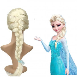 Elsa Frozen parochňa s vrkôčikom 60cm