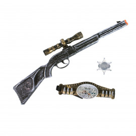 Súprava doplnkov Šerif s puškou a klobúkom Súprava doplnkov Šerif s puškou a klobúkom