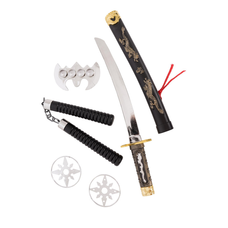 Ninja sada 4v1 s katanou Ninja sada 4v1 s katanou