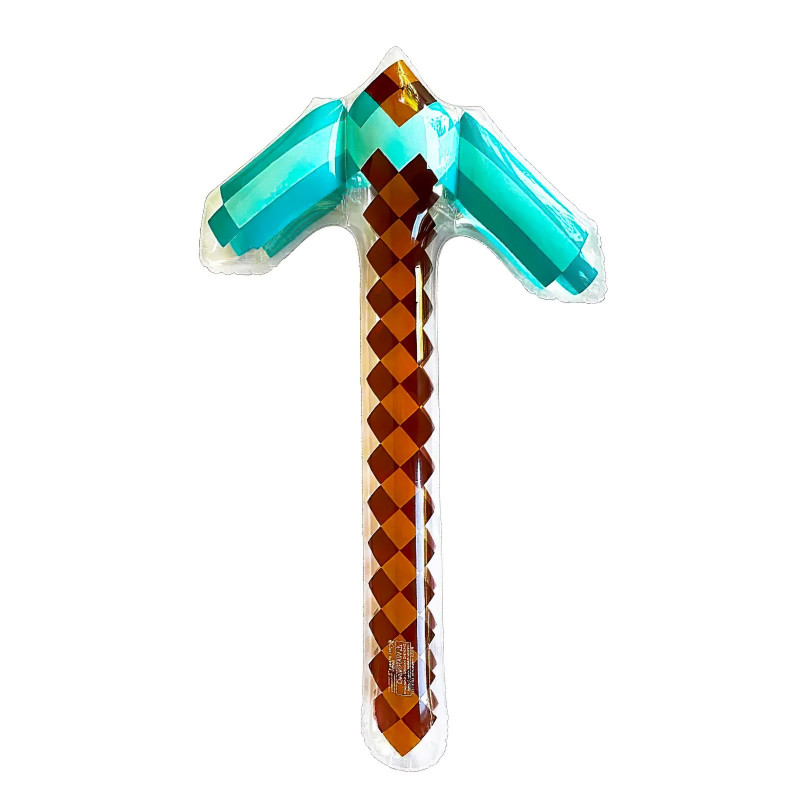 Diamantový krompáč Minecraft 70 cm nafukovací Diamantový krompáč Minecraft 70 cm nafukovací