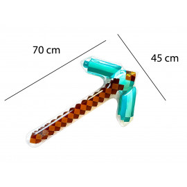 Diamantový krompáč Minecraft 70 cm nafukovací