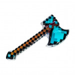 Diamantová sekera Minecraft 70 cm nafukovacia