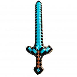 Diamantový nafukovací meč Minecraft 60 cm