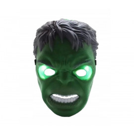 Hulk svietiaca maska ​​zelená