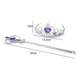 Locika sada doplnkov Princezná s korunkou a žezlom