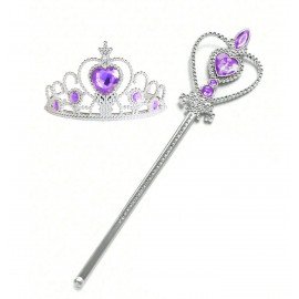 Locika sada doplnkov Princezná s korunkou a žezlom