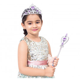 Locika sada doplnkov Princezná s korunkou a žezlom