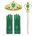 Anna Frozen Kráľovská sada doplnkov s korunkou 3v1