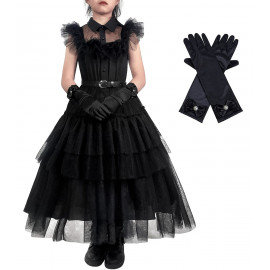 Wednesday Veľká sada doplnkov s rukavicami a šperkami 9v1