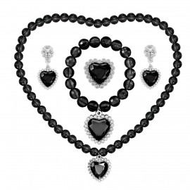 Wednesday Veľká sada doplnkov s rukavicami a šperkami 9v1