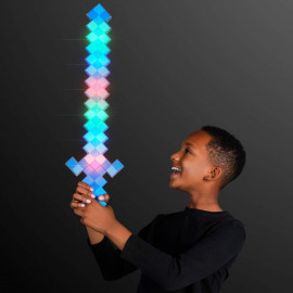 Svietiaci diamantový meč so zvukmi Minecraft 45cm Svietiaci diamantový meč so zvukmi Minecraft 45cm